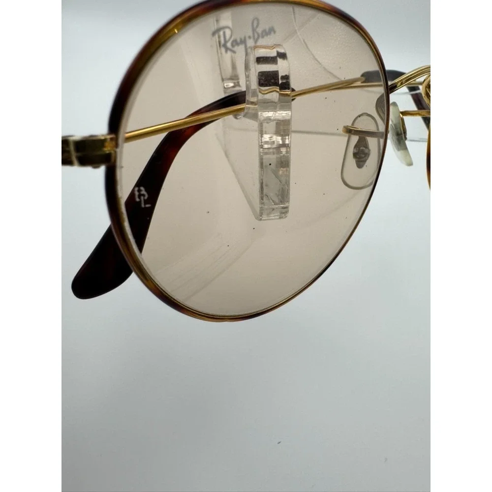 Vintage Bausch & Lomb Ray Ban Tortuga Round B-15 Brown 52-21 Sunglasses USA